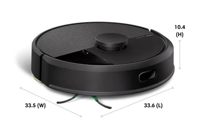 Black iRobot Roomba 105 Combo robot vacuum and mop