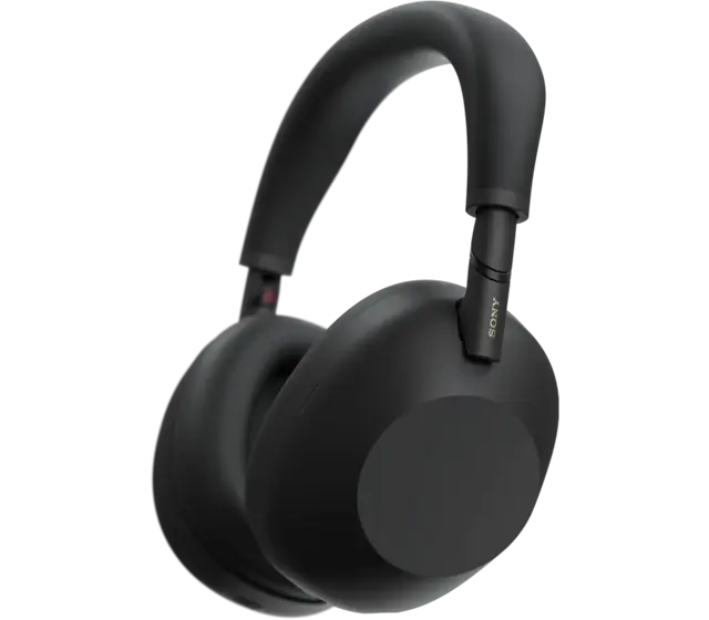 Black Sony WH-1000XM6 wireless headphones