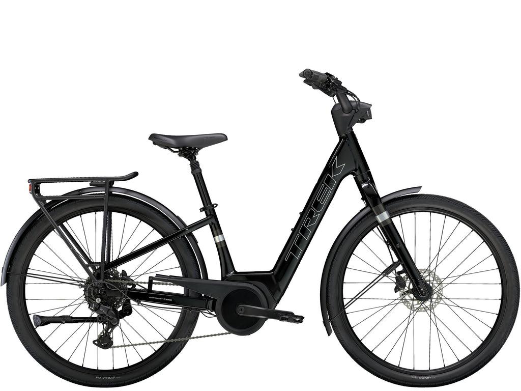 Black Trek Verve+ 2 Lowstep Gen 3 electric bicycle